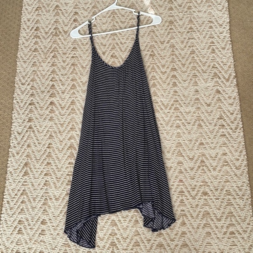 Elan Beach cover up dress stripe extra small